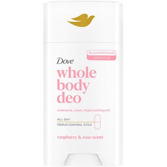 Dove Desodorizante Stick Raspberry Rose Todo o Corpo embalagem 75 ml