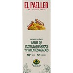 auf Holzkohle gegrillter Reis mit iberischen Rippchen und gebratenen Paprika Fertigmix Karton 192 g