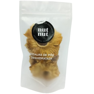 NUTNUT rodajas de piña deshidratada bolsa 95 g