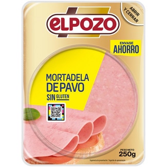 ELPOZO Maxi-Putenmortadella in Scheiben glutenfrei Behälter 225 g