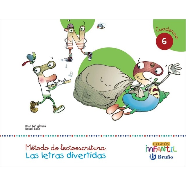 Las letras divertidas Pauta Cuaderno 6