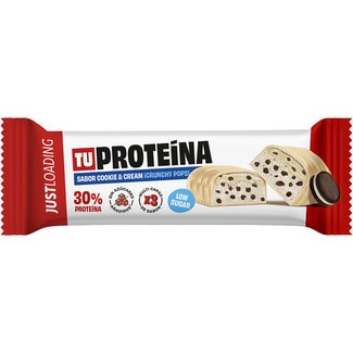 JUST LOADING Tú Proteína barrita de proteínas sabor cookies and cream sin azúcares añadidos unidad 50 g