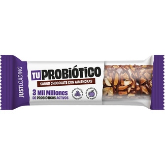 JUST LOADING Tú Probiótico Riegel mit Schokoladengeschmack ohne Zuckerzusatz Einheit 40 g