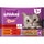 WHISKAS comida húmeda para gatos + 1año combos de carne 4 sobres 85 g