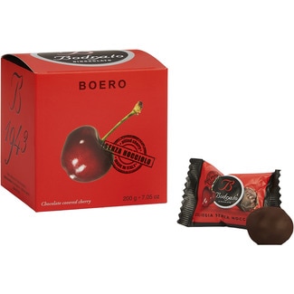 BODRATO Boero cerezas recubiertas de chocolate 60% cacao estuche 200 g
