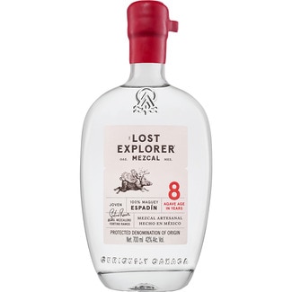 THE LOST EXPLORER mezcal artesnal espadín 100% Maguey con agave de 8 años hecho en México botella 70 cl