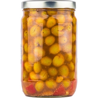 Aceiunas verdial partidas aliñadas tarro 1 kg - La Sabrosita