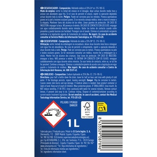 EL CORTE INGLES liquid pipe and tap unblocker bottle 1 l