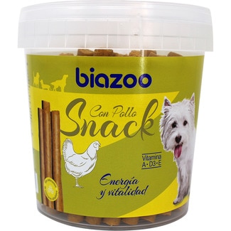 BIAZOO snacks para perros de pollo envase 600 g