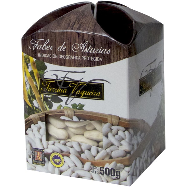 weiße Bohnen g.g.A. Fabes de Asturias Karton 500 g
