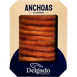 DELGADO Bay of Biscay anchovies tray 40 g
