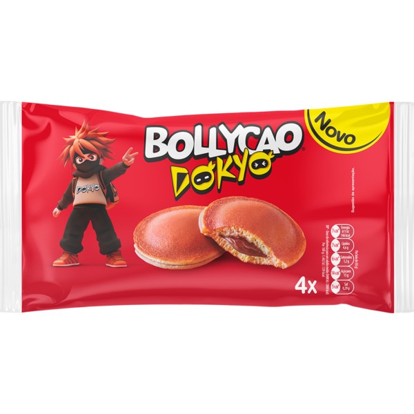 Bolo de Chocolate Dokyo Pack 4 unidades embalagem 172 g