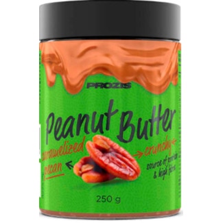 Prozis Manteiga de Amendoim Noz Pecãn Caramelizada embalagem 250 g