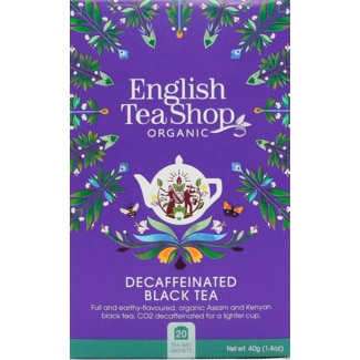 English Teashop Chá Preto Descafeinado embalagem 20 unidades
