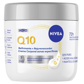 Nivea Creme Corporal Refirmante e  Rejuvenescedor Q10 embalagem 400 ml