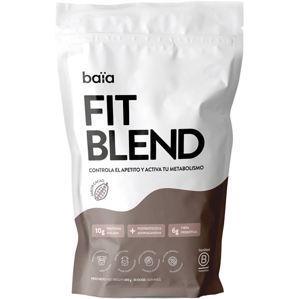 Fit Blend zügelt den Appetit und aktiviert den Stoffwechsel Kakaogeschmack Tasche 600 g