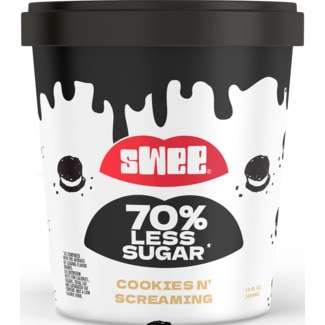 Swee Gelado Vegetal Cookies N' Screaming embalagem 450 ml