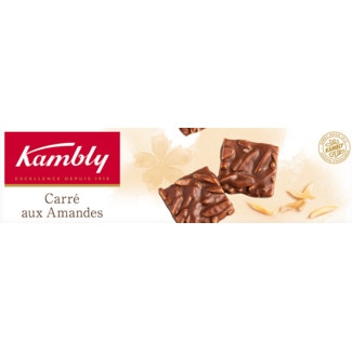 Kambly Bolachas Carré aux Amandes embalagem 80 g