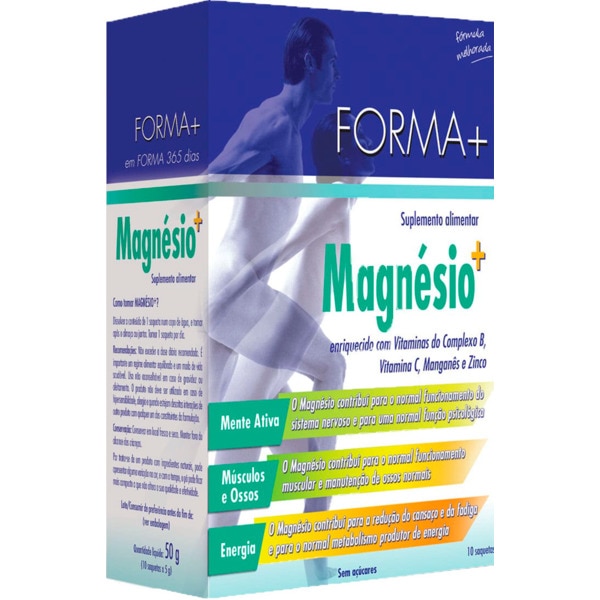 Magnésio Solúvel 10 Saquetas embalagem 50 g