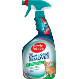 Simple Solution Spray Removedor de Manchas de Gato embalagem 750 ml