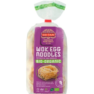 Go-Tan Massa Work Bio Noodles embalagem 250 g