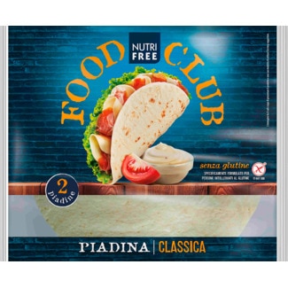 Nutrifree Piadina Clássica sem Glúten embalagem 200 g