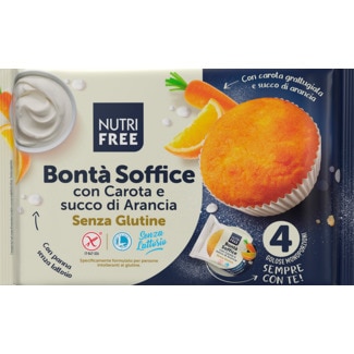 Nutrifree Queques sem Glúten Cenoura e Laranja embalagem 140 g