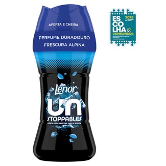 Lenor Intensificador de Perfume Pérolas  Unstoppables Alpine embalagem 195 g
