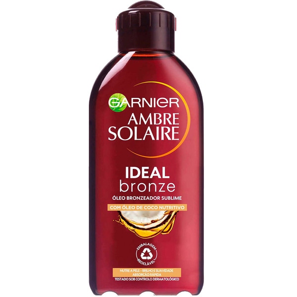 Óleo Bronzeador com Côco FP 2 embalagem 200 ml