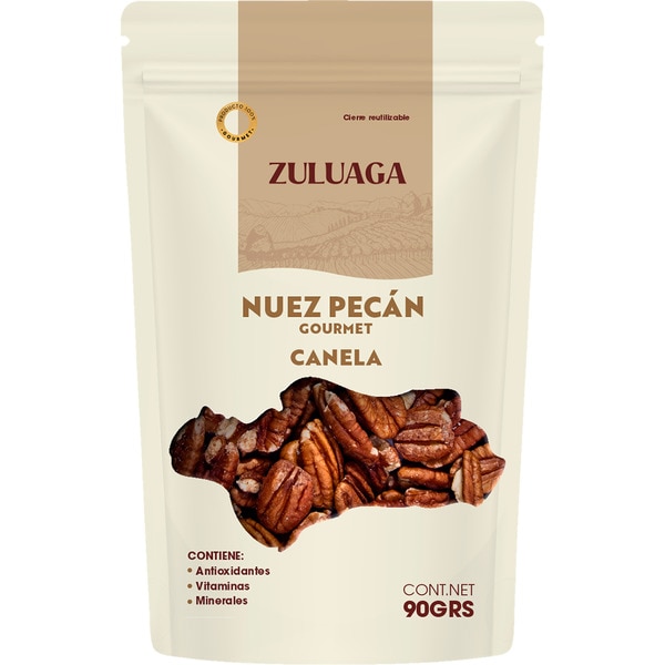nuez pecana gourmet canela Box 90 g
