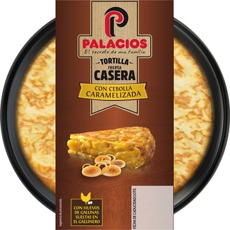 PALACIOS tortilla de patata casera con cebolla caramelizada y AOVE sin gluten sin lactosa Behälter 300 g