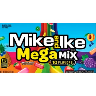 Mike & Ike Rebuçados Mega Mix embalagem 120 g