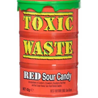 Toxic Waste Caramelo Vermelho unidade 42 g