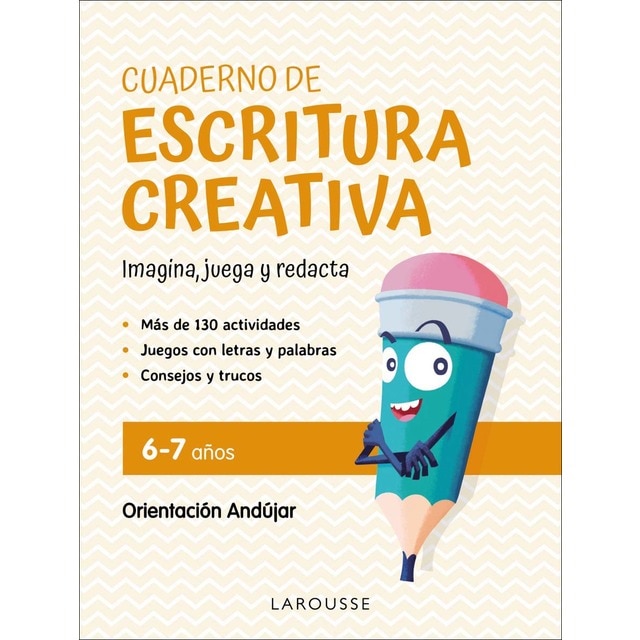 Cuaderno de escritura creativa 6-7 años: Imagina, juega y redacta (Tapa blanda)