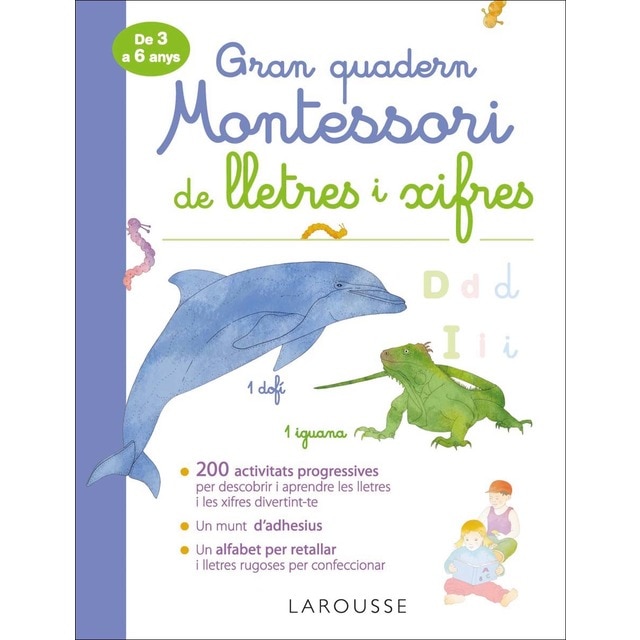 Gran quadern Montessori de lletres i xifres (Tapa blanda)