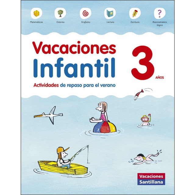 VACACIONES INFANTIL 3 AÑOS (Tapa blanda)
