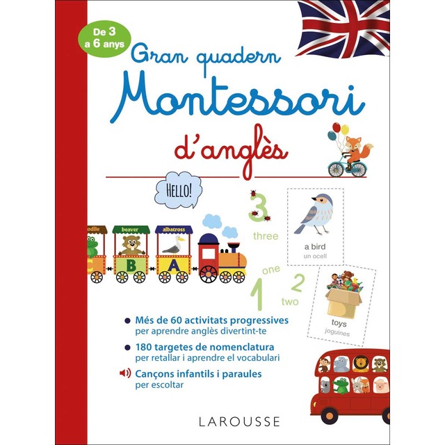 Gran quadern Montessori d'anglès (Tapa blanda)