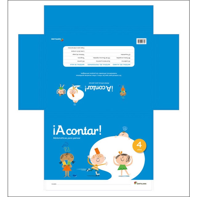 ¡A CONTAR ! MATEMÁTICAS PARA PENSAR 4 AÑOS (Tapa blanda)
