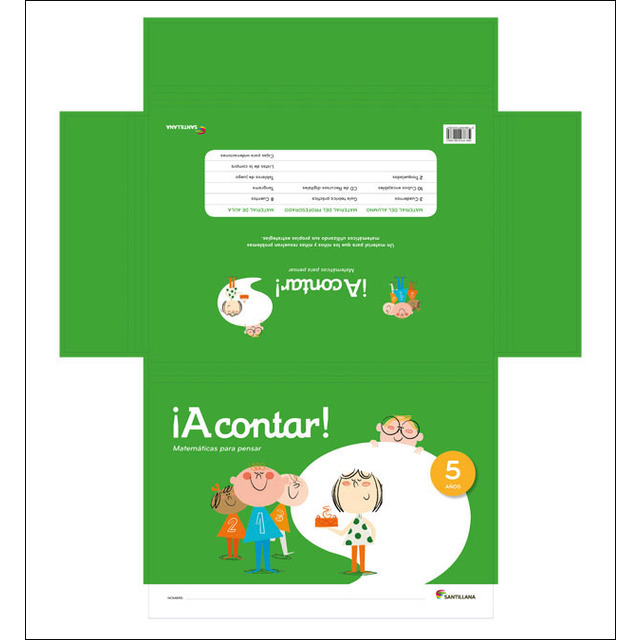 ¡A CONTAR ! MATEMATICAS PARA PENSAR 5 AÑOS (Tapa blanda)
