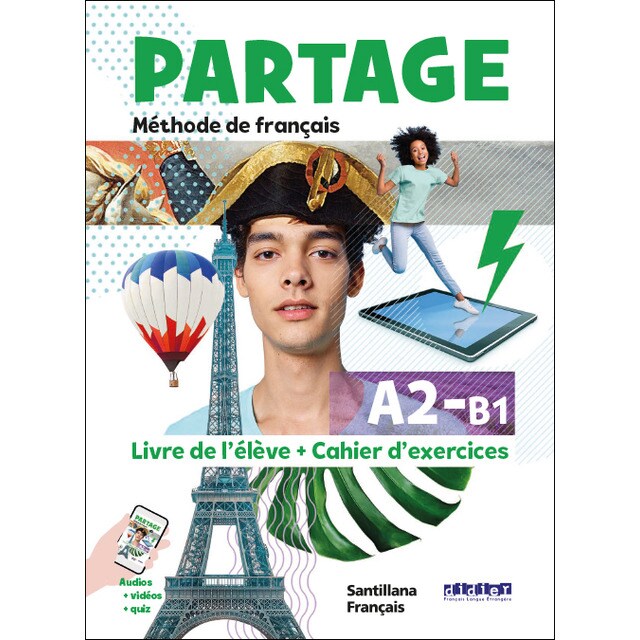 PARTAGE A2/B1 LIVRE+CAHIER (Tapa blanda)