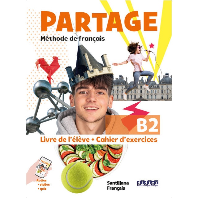 PARTAGE B2 LIVRE+CAHIER (Tapa blanda)