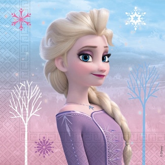 PROCOS servilletas decoradas Frozen 2 capas 33x33 Paket 20 Einheiten