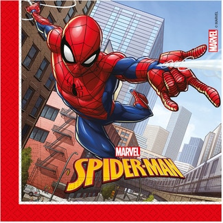 PROCOS servilletas decorativas Spiderman 2 capas 33x22 Paket 20 Einheiten