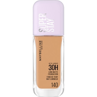 MAYBELLINE base de maquillaje Superstay Lumi-Matte Foundation 30 H tono 140