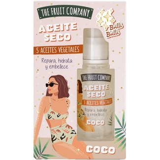 FRUIT COMPANY Coco aceite seco con 5 aceites vegetales y brilli brilli Flacon 40 ml