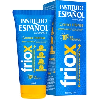 INSTITUTO ESPAÑOL Friox crema intensa calmante efecto frío 10% de mentol tubo 150 ml
