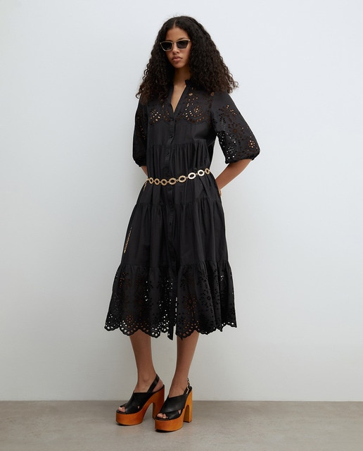 Vestido camisero schiffly