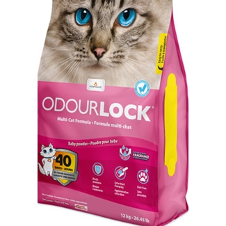 Odourlock Areia para Gato Baby Power embalagem 12 g