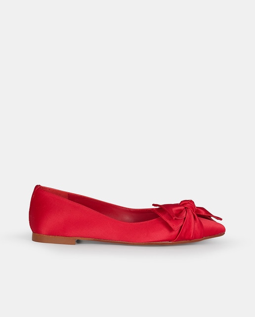Adeba - Bailarinas Gift de raso con lazo.