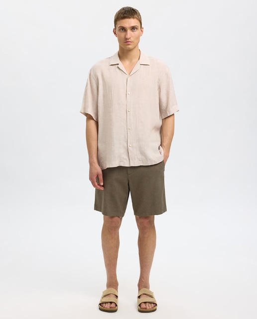 Bermuda de hombre de lino